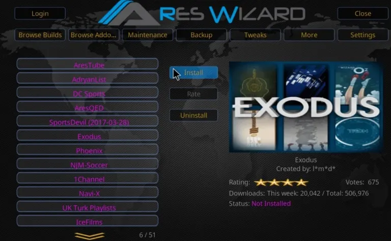 How to Install Kodi 17.1 Ares Wizard, and Get Pin using http://bit.ly/build_pin 