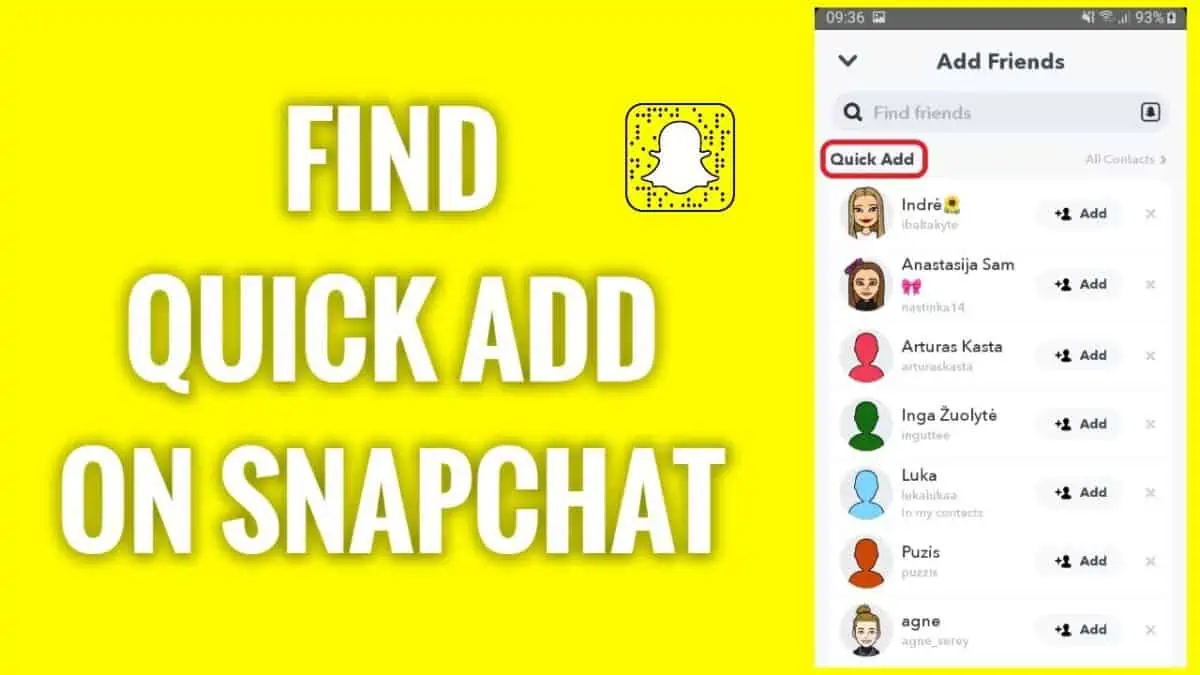 What Does “Quick Add” Mean In Snapchat?