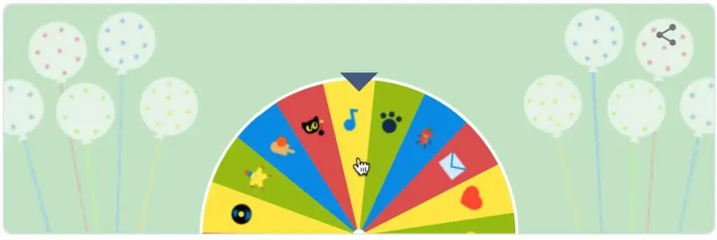 What is Google Birthday Surprise Spinner