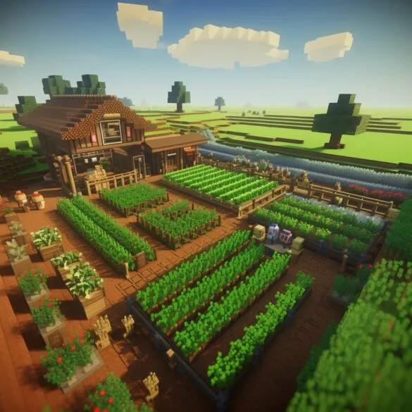 how to make a farm in minecraft
