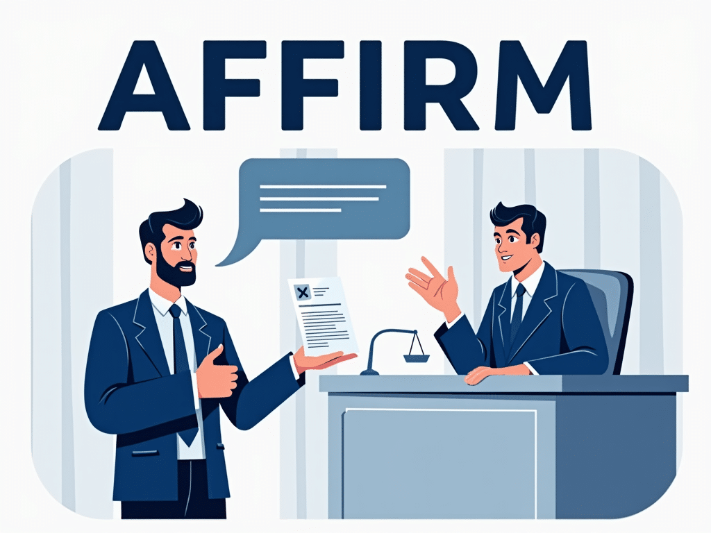 affirm definition